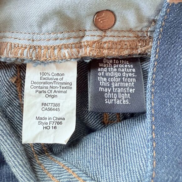 Madewell The Perfect Vintage High Rise Jeans Step Hem Edition in Medium Wash 30 - Picture 8 of 11